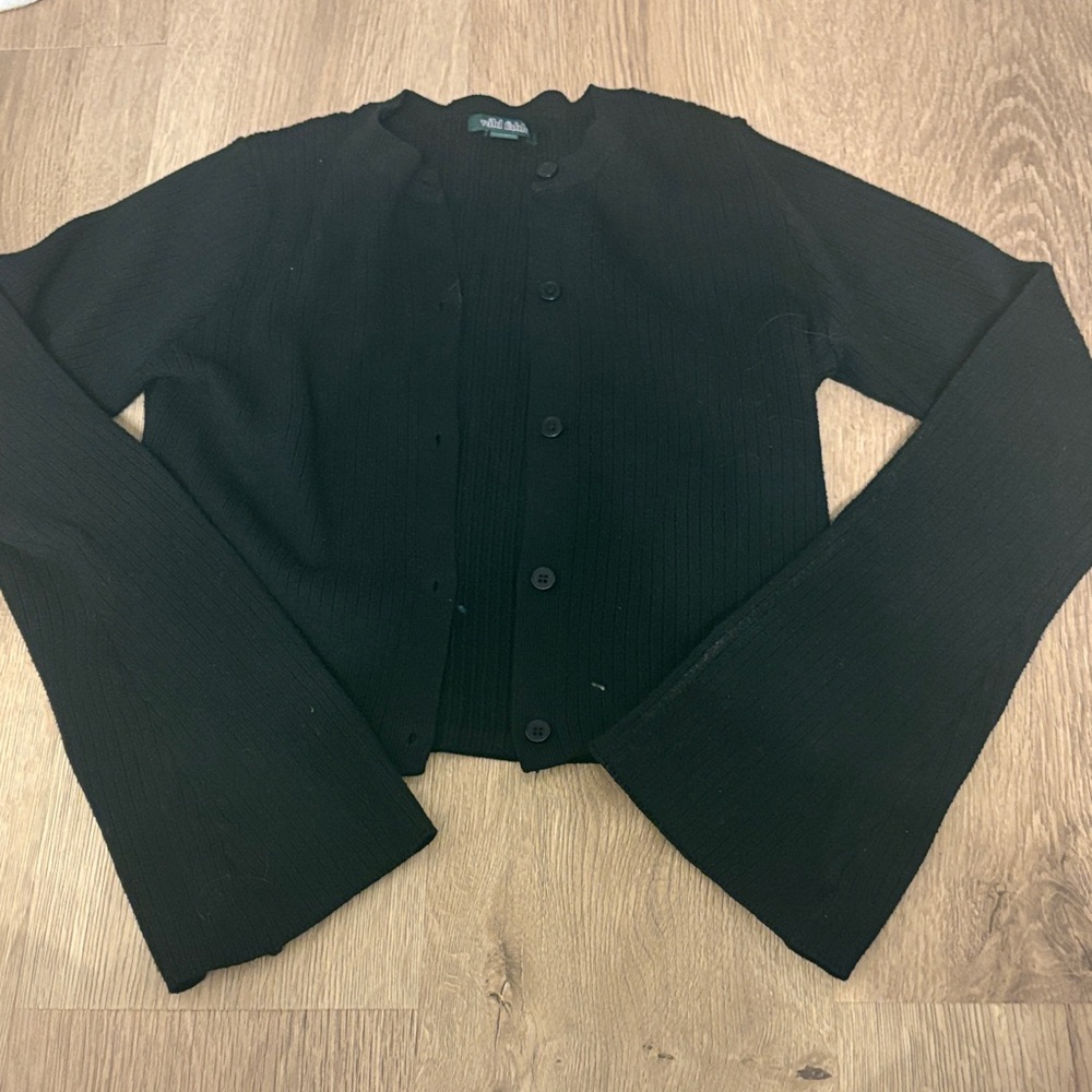 Wild Fable Black Knit Cardigan
